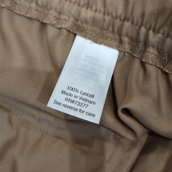 Croft & Barrow Lyocell Relaxed Pull On Drawstring Straight Leg Pants - Picture 6 of 14